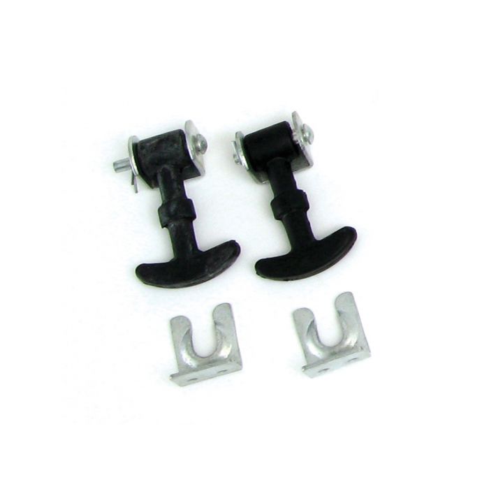 Mini bonnet hooks - rubber