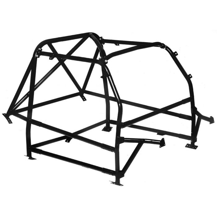 BLACK Multipoint Bolt-In Mini Roll Cage - FIA
