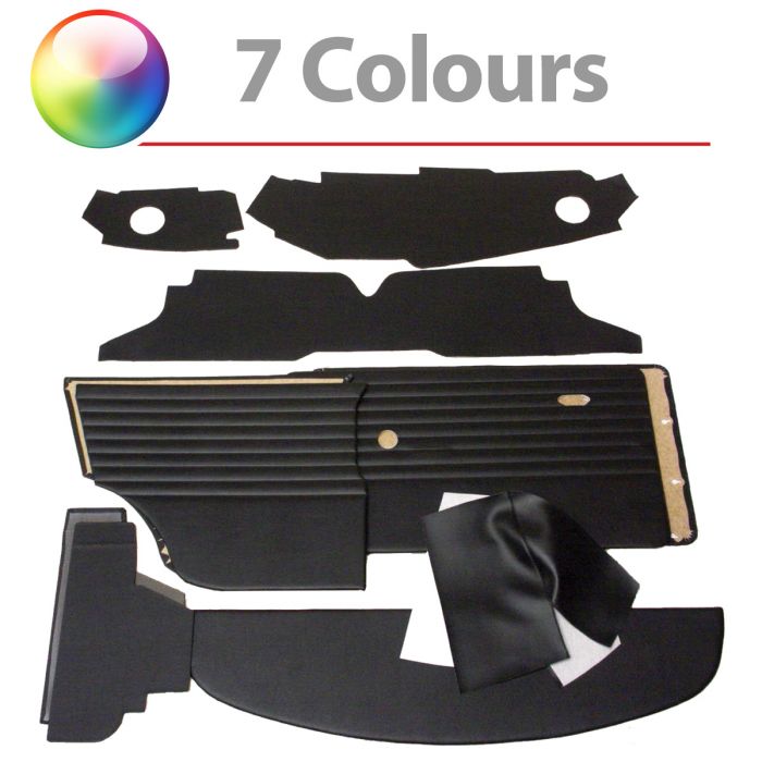 Monte Carlo Interior Panel Kit - 12 Piece - Offset Speedo LHD - Mini Saloon 70 on