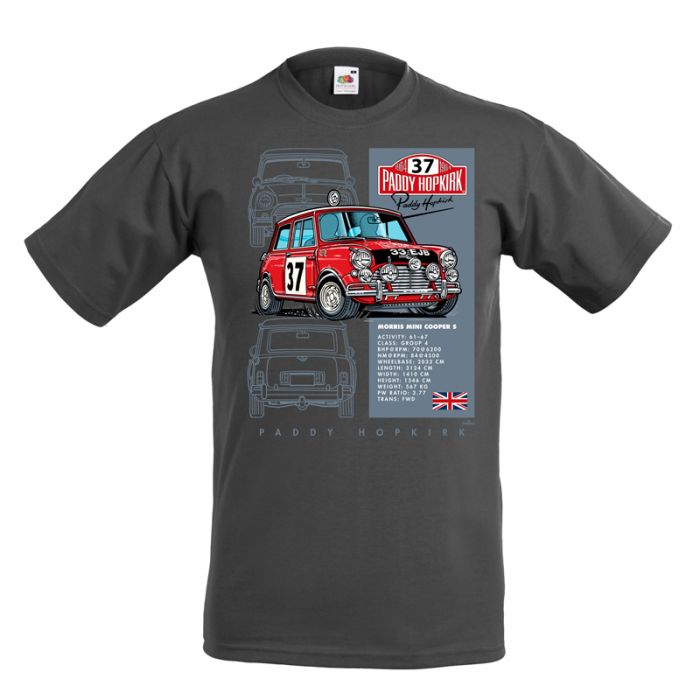 Paddy Hopkirk 33 EJB T Shirt - Grey