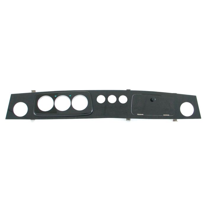 Charcoal 3 Clock - LHD Dash Chrome Rings + 3 extra 