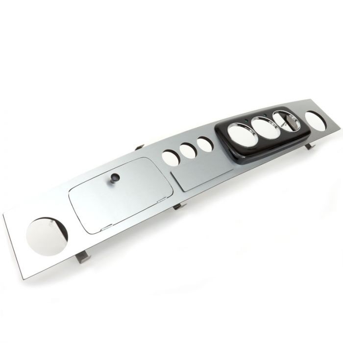 Alloy 3 Clock Dashboard with 3 extra clock holes - RHD for Classic Mini