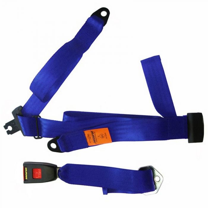 Securon Rear Static Seat Belt - Blue