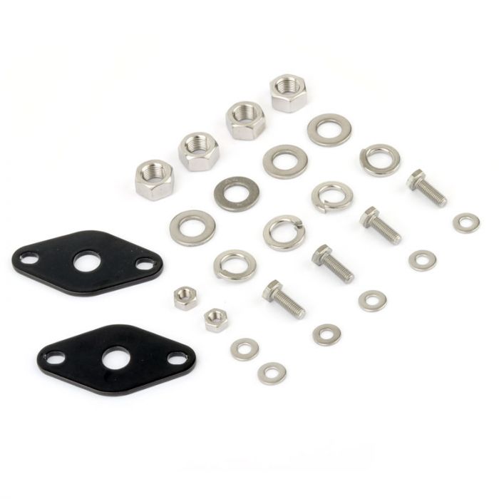 Top Arm Retaining Plates - Powder Coated with Fittings
