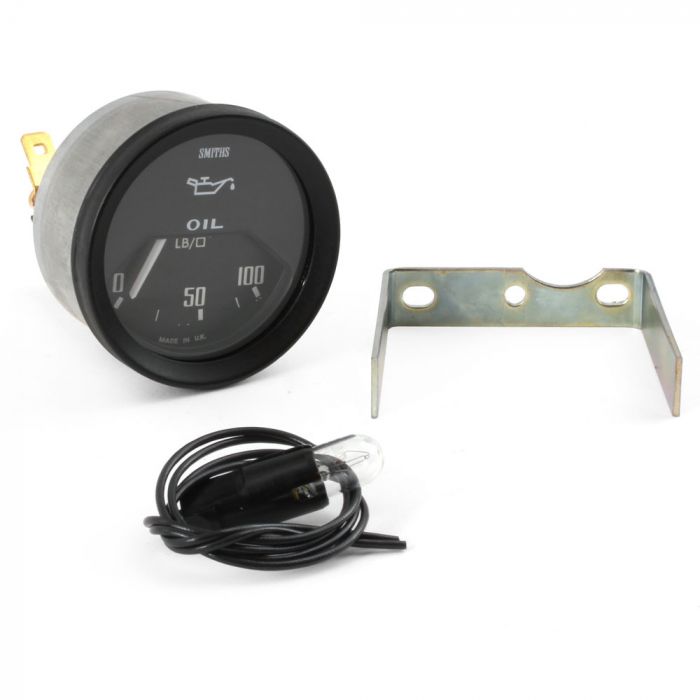 Smiths Oil Pressure Gauge - Electric - Black face 