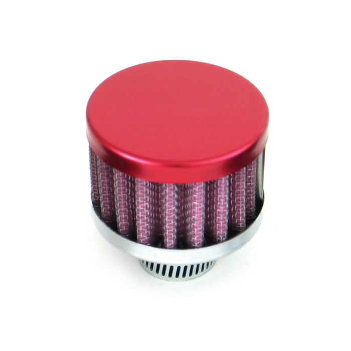 Mini Sport Crankcase Breather Filter - Red 