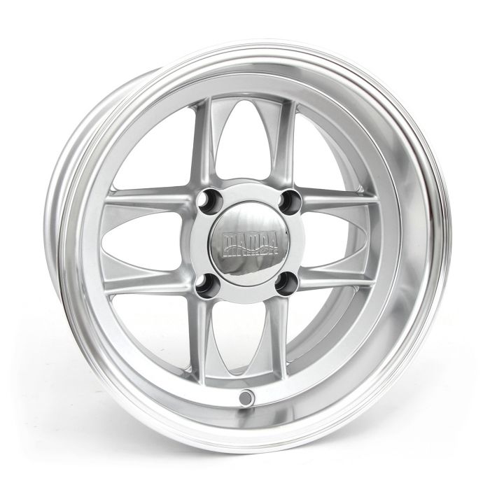 6 x 12 Mamba Wheel - Silver/Polished rim