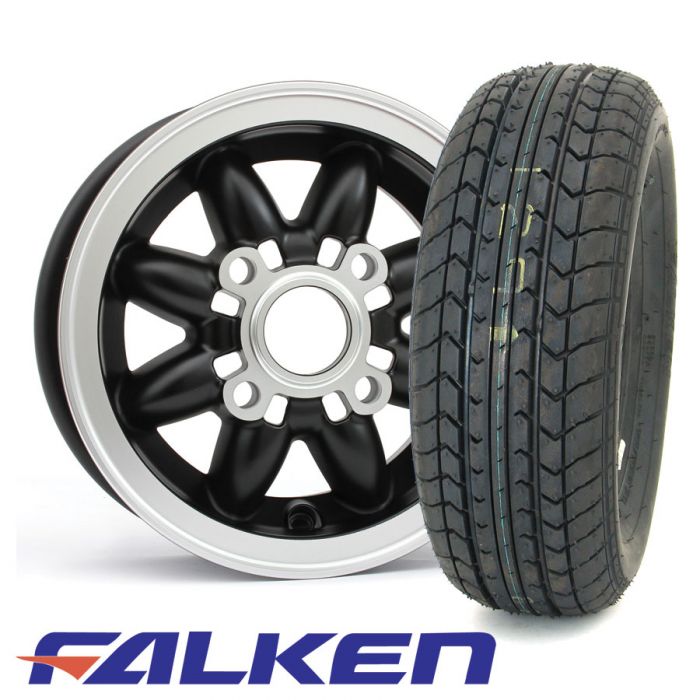 4.75" x 10" Rose Petal Alloys - Falken FK07 Package