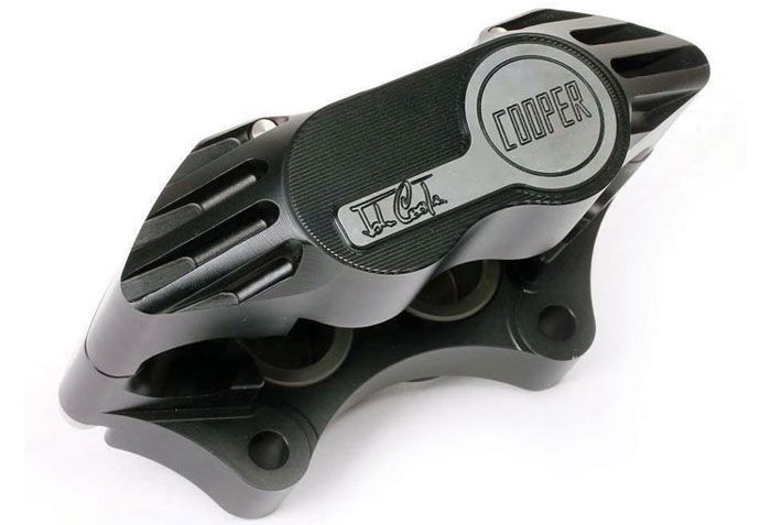 Cooper 8.4" Std 4 pot Alloy Caliper and Pad Kit for classic Mini