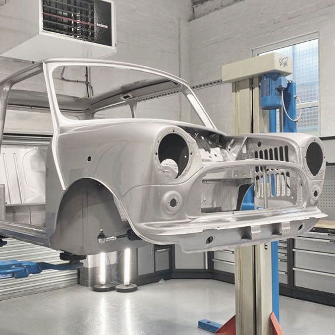 The remarkable restoration of a classic Mini S5 Cooper LE at Mini Sport Ltd